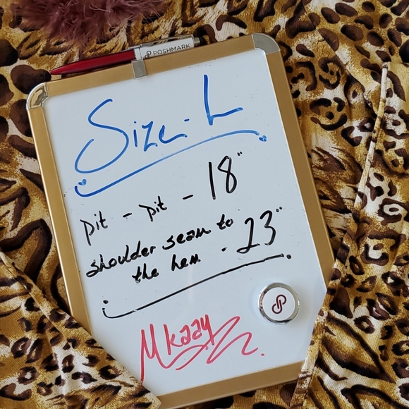 AUGUST SILK Animal print faux feather detail sweater Lg mob wives - Picture 6 of 7